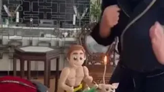 حرکت دیدنی ستاره اکشن سینما در جشن تولدش