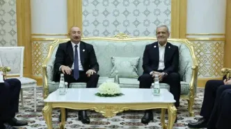 پزشکیان و علی اف دیدار کردند