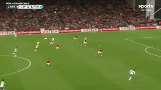 ویدیو: گل دوم پرتغال به دانمارک توسط راموس