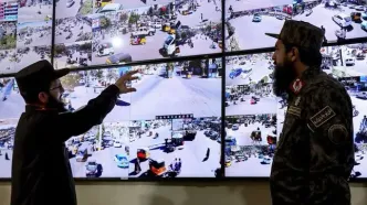 تصاویر؛ رصد مردم از اتاق کنترل دوربین‌های پلیس طالبان
