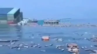 اطلاعیه سپاه درباره جزئیات هدف قرار گرفتن کشتی کانتینربر در تنگه هرمز