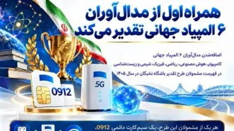 همراه اول از مدال‌آوران ۶ المپیاد جهانی تقدیر می‌کند