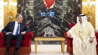 پادشاه بحرین و وزیر خارجه روسیه دیدار کردند