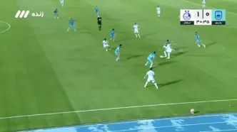 لحظه گل آسانی روی حمله مهندسی‌شده استقلال