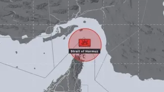 انفجار یک نفتکش غول‌پیکر در هرمز