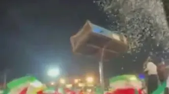 تصاویر مخابره‌شده از جشن امشب در میدان انقلاب