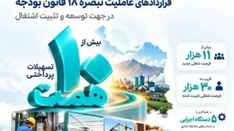بانک توسعه تعاون پیشگام در پرداخت تسهیلات تبصره18