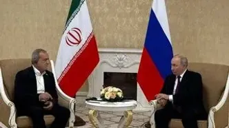دیدار سران جمهوری اسلامی ایران و روسیه در ترکمنستان