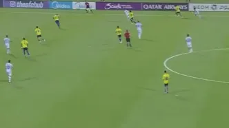 گل اول استقلال به الغرافه+ ویدئو