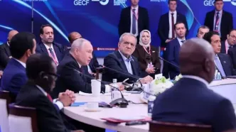 تصاویر داغ از دیدار پزشکیان و پوتین در مسکو