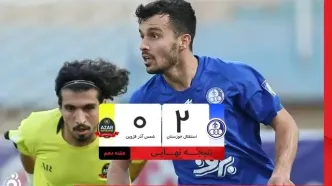 خلاصه بازی استقلال خوزستان ۲ - شمس آذر ۰؛ پیروزی استقلال خوزستان