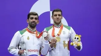 ضیغمی نژاد و ایزدیار باز هم طلا و نقره گرفتند