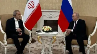 پوتین: بهترین آرزوها را از طرف من به آیت‌الله مجتبی خامنه‌ای منتقل کنید