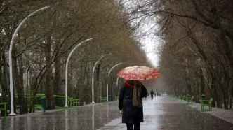 باران و رعدوبرق در راه تهران