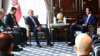 دیدار امیر قطر با پزشکیان