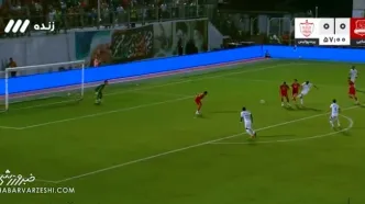 ویدیو| گل اول پرسپولیس به نساجی (محبی)