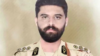 شهادت ستوان‌سوم وحید عنایت در حمله تروریستی زاهدان؛ وداع با شهید دو فرزند خردسال