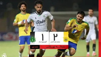 خلاصه بازی صنعت نفت ۲ - آلومینیوم ۱ + ویدئو