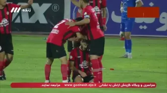 ویدیو گل اول تراکتور به استقلال توسط حسینی