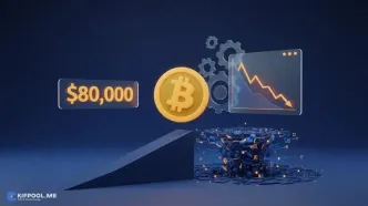 تحلیل قیمت بیت کوین: آیا با سقوط به زیر ۸۰ هزار دلار، بازار دوباره ریزش می‌کند؟