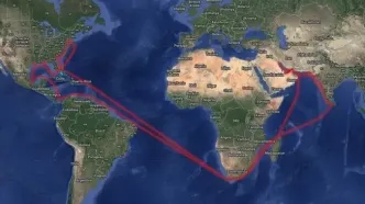 انفجار یک فروند سوپر نفتکش متخلف در جنوب تنگه هرمز