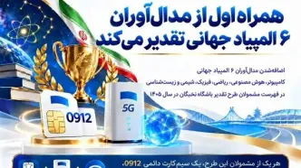 همراه اول از مدال‌آوران ۶ المپیاد جهانی تقدیر می‌کند