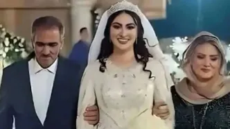 ببینید استقبال بازیگران از مریم مومن عروس خانم با اسب به خانه بخت/ خوشحالی پانته آ پناهی ها، مینا وحید و نیکی نصیریان