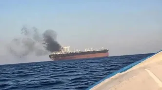 هند: یک نفتکش حامل نفت خام امروز در تنگه هرمز هدف موشک قرار گرفت