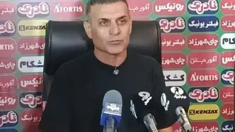 ویسی: ذوب‌آهن در دیدار برابر نساجی مظلوم واقع شد