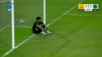 گل اول پیکان به شمس‌آذر قزوین با ضربه علی دهقان