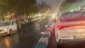 باران و طوفان در پایتخت/ قطع برق در برخی نقاط تهران