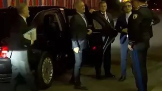 ویدئوی تازه از حرکت بحث‌برانگیز پزشکیان در ورودی کرملین