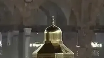 بارش شدید باران در مکه هنگام اقامه نماز