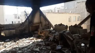 جزئیاتی از حادثه انفجار و آتش‌سوزی یک ساختمان مسکونی در خیابان آیت تهران