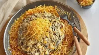 چگونه سالاد خسروشاهی درست کنیم؟/ ویدئو