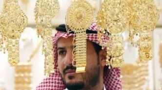 صدها کیلو طلا در آسمان خالی ریاض به باد رفت