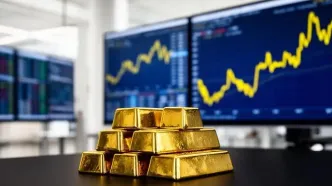 عقب‌نشینی قیمت طلا در بازارهای جهانی