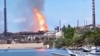 آتش‌سوزی در پالایشگاه کاردون ونزوئلا منجر به توقف فعالیت‌ها شد