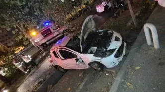 تصادف مرگبار در بزرگراه حکیم/ ۲ نفر جان باختند
