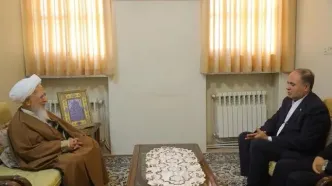 وزیر جهاد کشاورزی با آیت‌الله جوادی آملی دیدار کرد