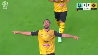 ویدیو: گل سوم سپاهان به مس شهربابک توسط نورافکن