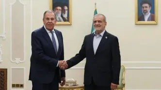 دیدار وزیر امور خارجه روسیه با  پزشکیان