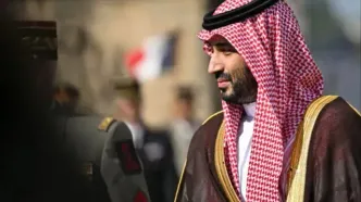 بن‌سلمان و بادیگاردهای ویژه‌اش در کاخ‌های سنگردار