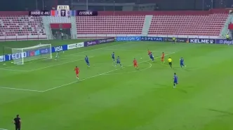 ویدیو: گل دوم شباب الاهلی به استقلال توسط آلوینا