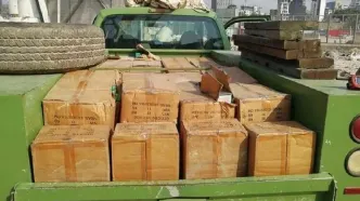 توقیف خودرو حامل یک محموله مواد منفجره در خراسان رضوی