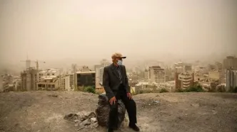 افزایش غبار و وزش باد در تهران