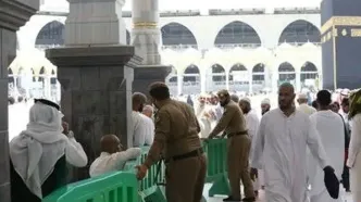 لحظه دستگیری عامل انتحاری در مسجدالحرام