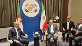 دیدار وزیر مشاور در امور خارجی الجزایر با عراقچی