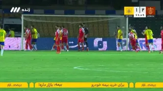 گل اول صنعت نفت آبادان به پرسپولیس توسط باصری