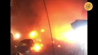 دوربین یک زن لحظه وحشت را ثبت کرد
